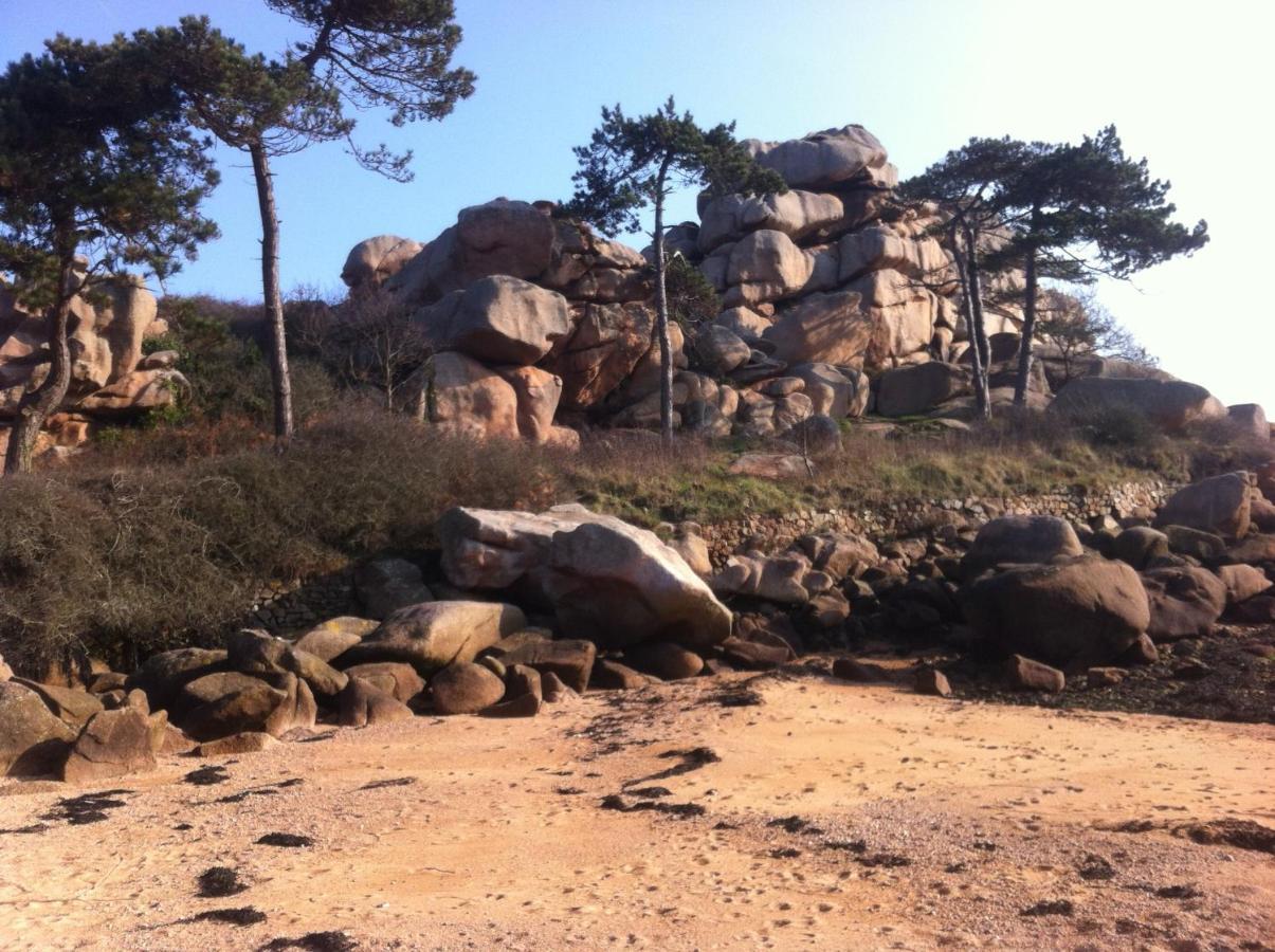 Trestraou, Cote De Granit Rose, Studio Vue Mer, Rez-De-Chaussee Perros-Guirec Dış mekan fotoğraf